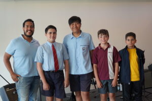 Gallery - Gallery Music School. Image of young students in a music school, showcasing their enthusiasm and engagement in music education as they participate in various activities and classes, fostering creativity, teamwork, and a love for music. Music lessons Linden Park SA, Adelaide school of music, music lessons in Linden Park SA, Adelaide music tutoring.